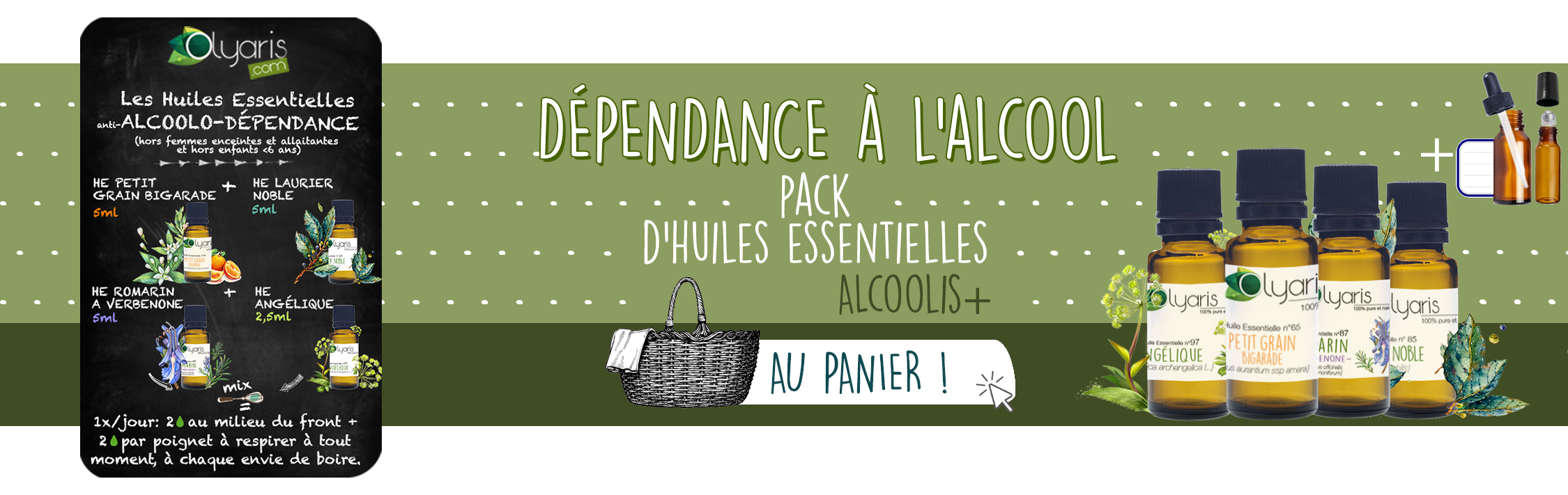 Dépendance à l'Alcool : Les Huiles Essentielles à Utiliser par Olyaris